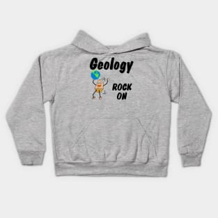 Geology Rock On Kids Hoodie